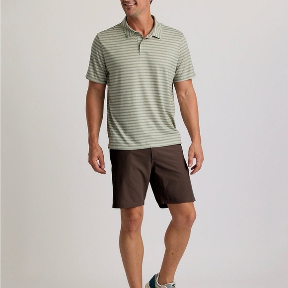 Free Fly Apparel Men's Chocolate Brown Athletic Shorts - Picture 1 of 8